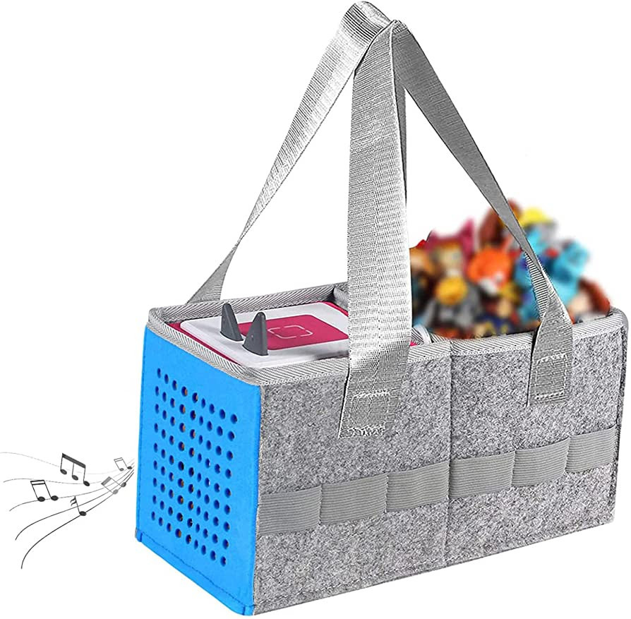 Portable Carrying Bag for Toniebox Starter Set and Tonies Figurines，Felt Cloth Carrying Case fo... | Amazon (US)