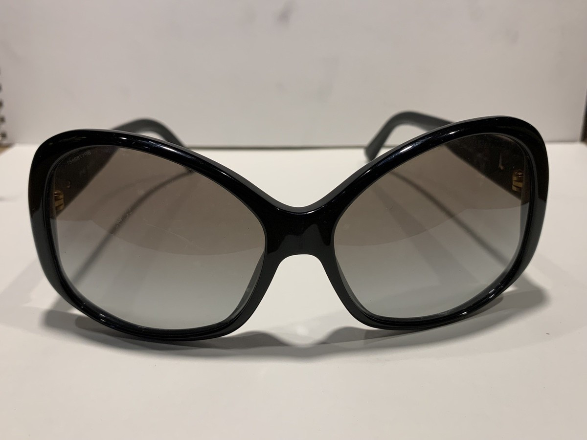 PRADA Sunglasses SPR 03M Black Vintage Bug Eye Glamorous Street Made in Italy  | eBay | eBay US
