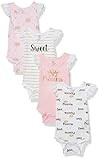 Gerber Baby Girls Multi-Pack Sleeveless Onesies Bodysuit | Amazon (US)