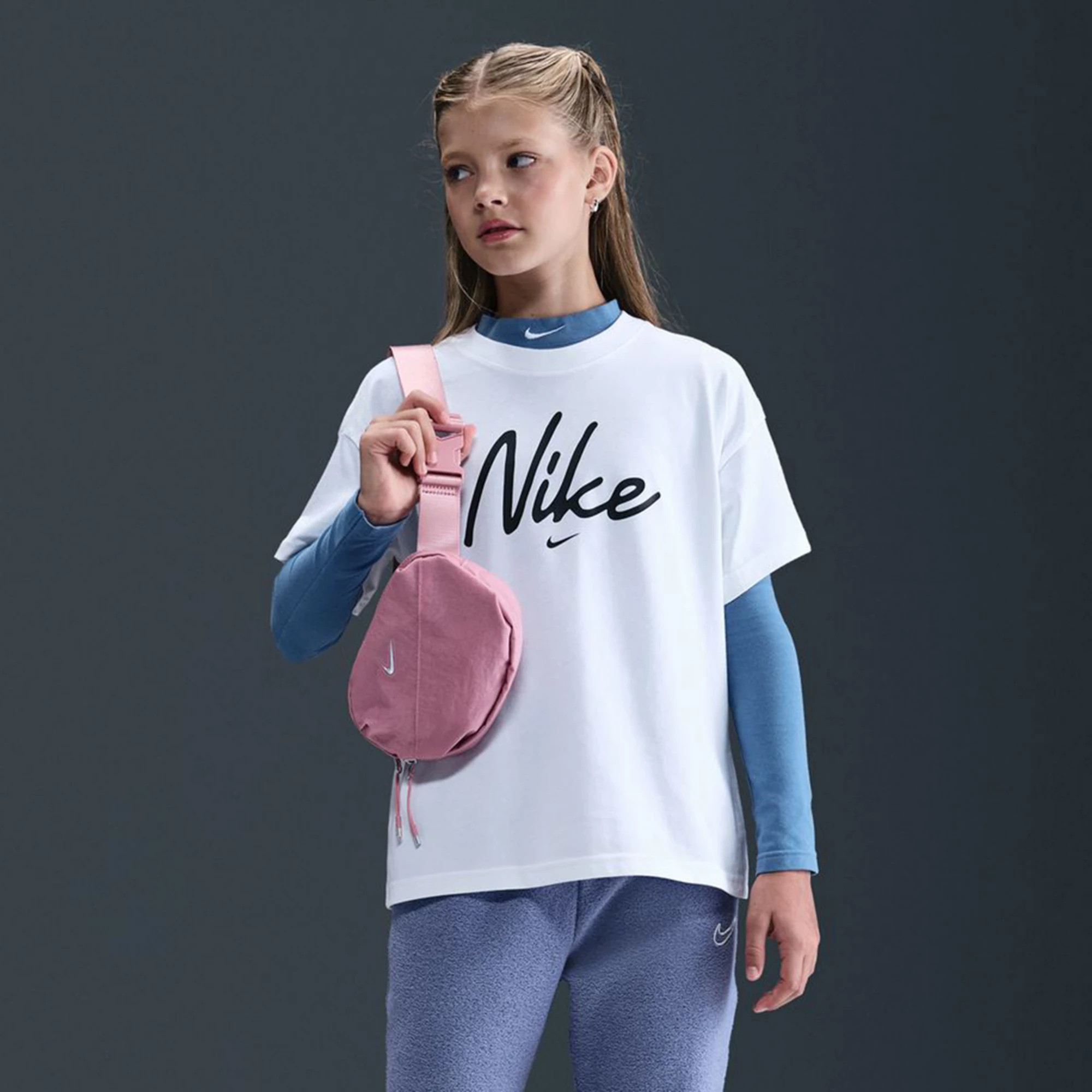 Girls 7-16 Nike Modern Script Graphic Tee | Kohl's