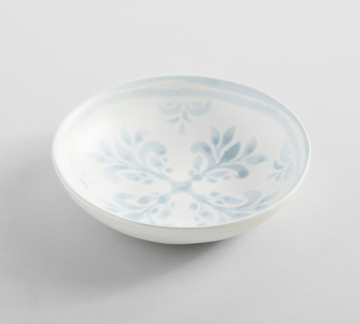 Chambray Tile Stoneware Soup Bowls | Pottery Barn (US)