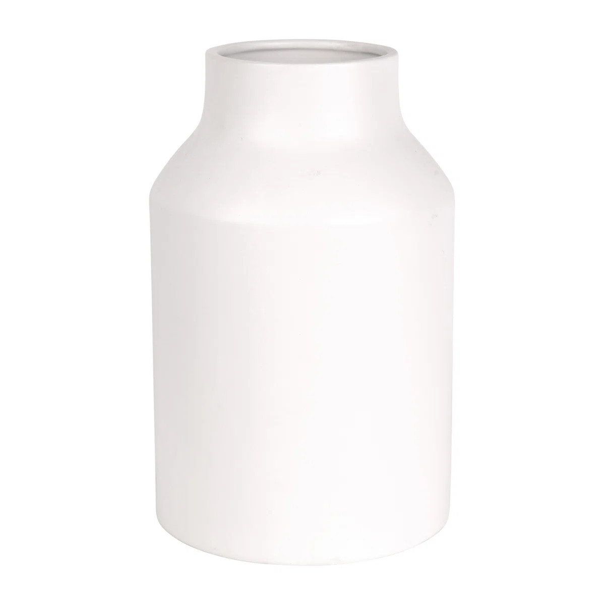 Winston Porter 11" Matte White Ceramic Vase – Sleek Contemporary Accent for Tables & Consoles &... | Wayfair North America