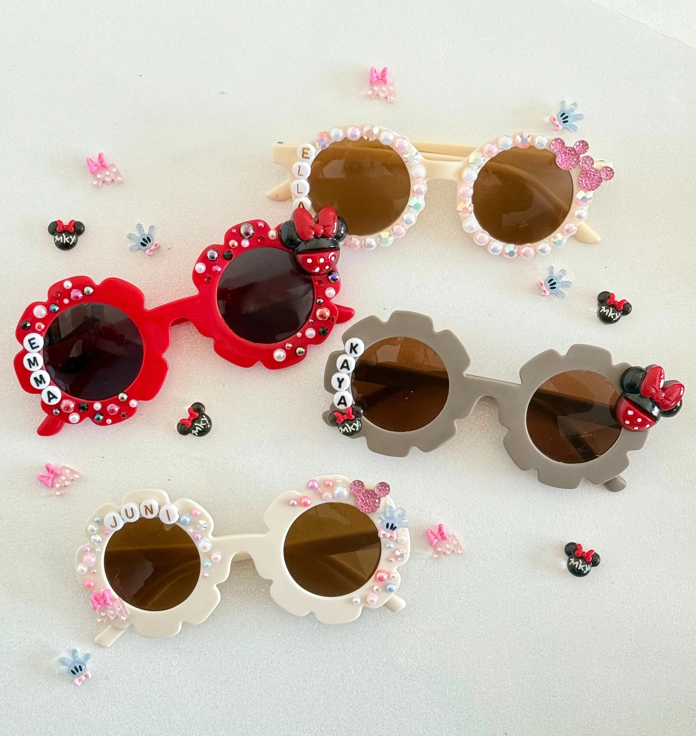 Personalized Minnie Mouse Sunglasses, Disney Party Favors, name on sunglasses | Etsy (Global)