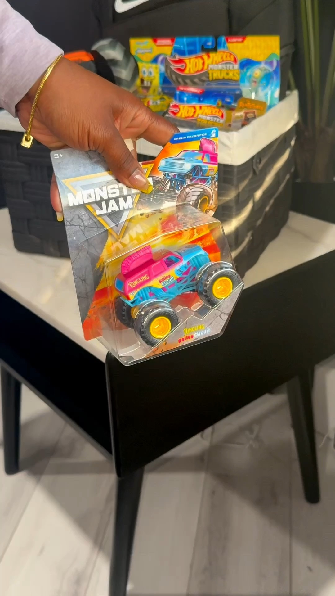 Valentine’s Day Basket for my Monster Truck lover 🛻💙

Nike Elite backpack + Monster Truck PJs, swim set, Hot Wheels, and themed treats.

Everything is linked in my LTK under Valentine’s Basket Ideas 



#LTKValentine #LTKmomlife #LTKKids