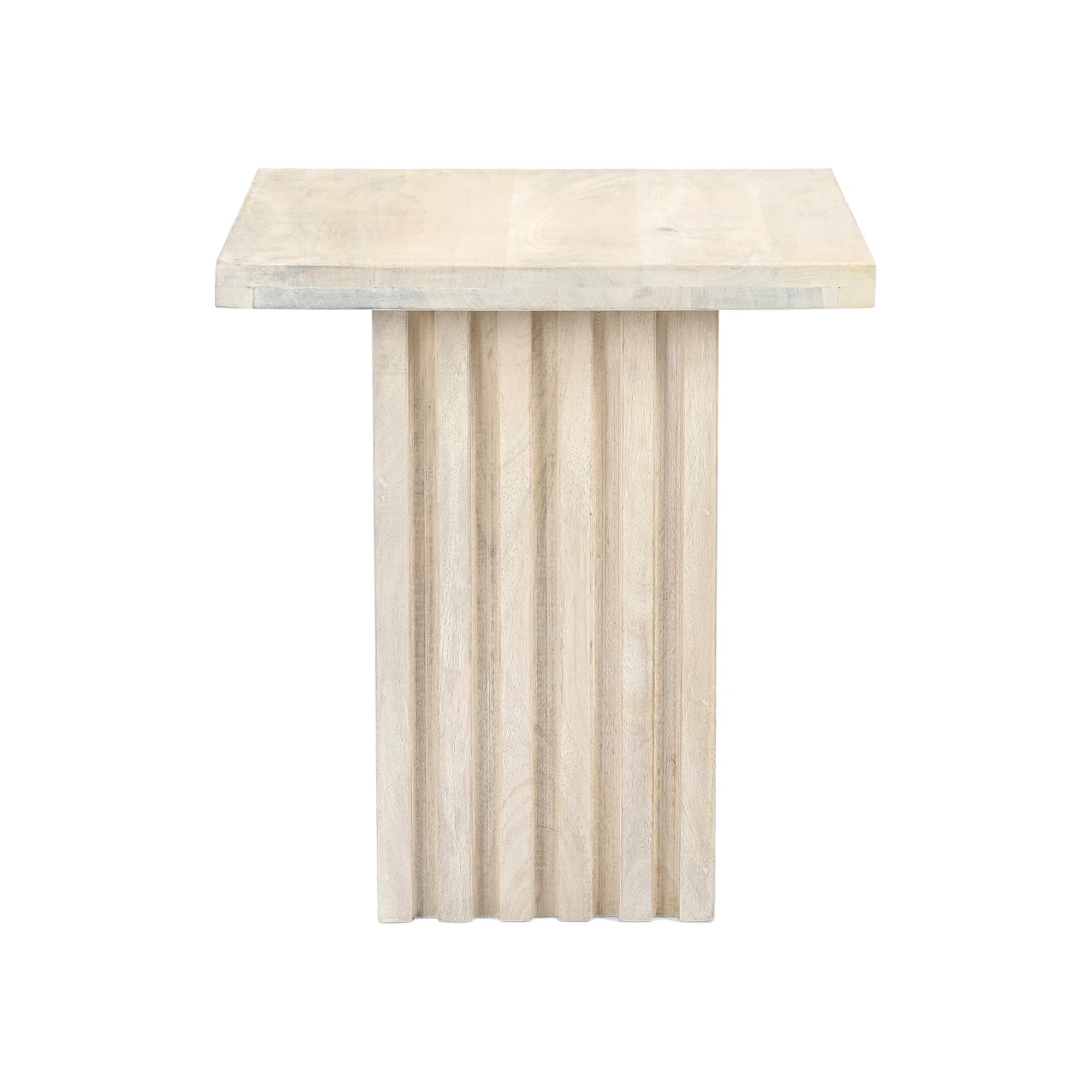 Canora Grey Cloverdales Solid Wood Pedestal End Table & Reviews | Wayfair | Wayfair North America