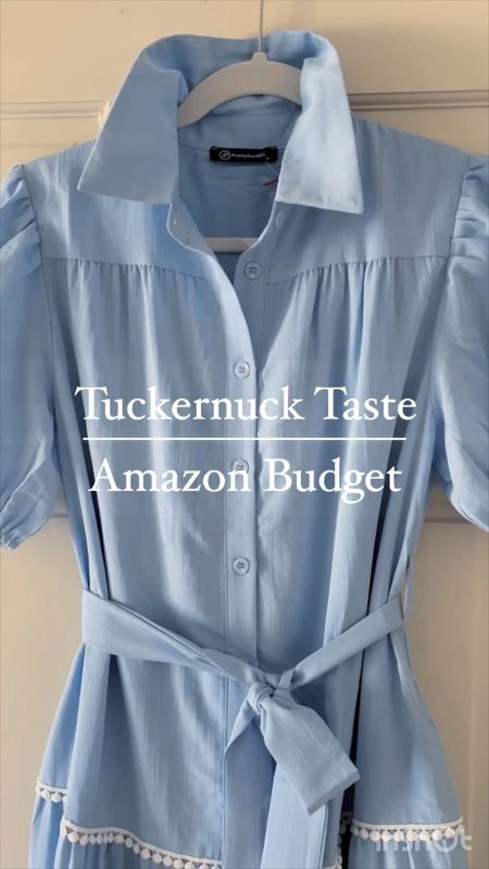 ✨Heres a cute Amazon find for you! ✨
TUCKERNUCK TASTE ==> 
AMAZON BUDGET 

💙 under $40!
💙Here’s the dress for your spring baby showers, weddings, Mother’s Day Brunch, Easter, family pictures and the Kentucky Derby party…
💙This dress comes in this pretty light blue- and also brown, white, pink, royal blue, red, rust, and black 

#LTKstyletip #LTKSeasonal