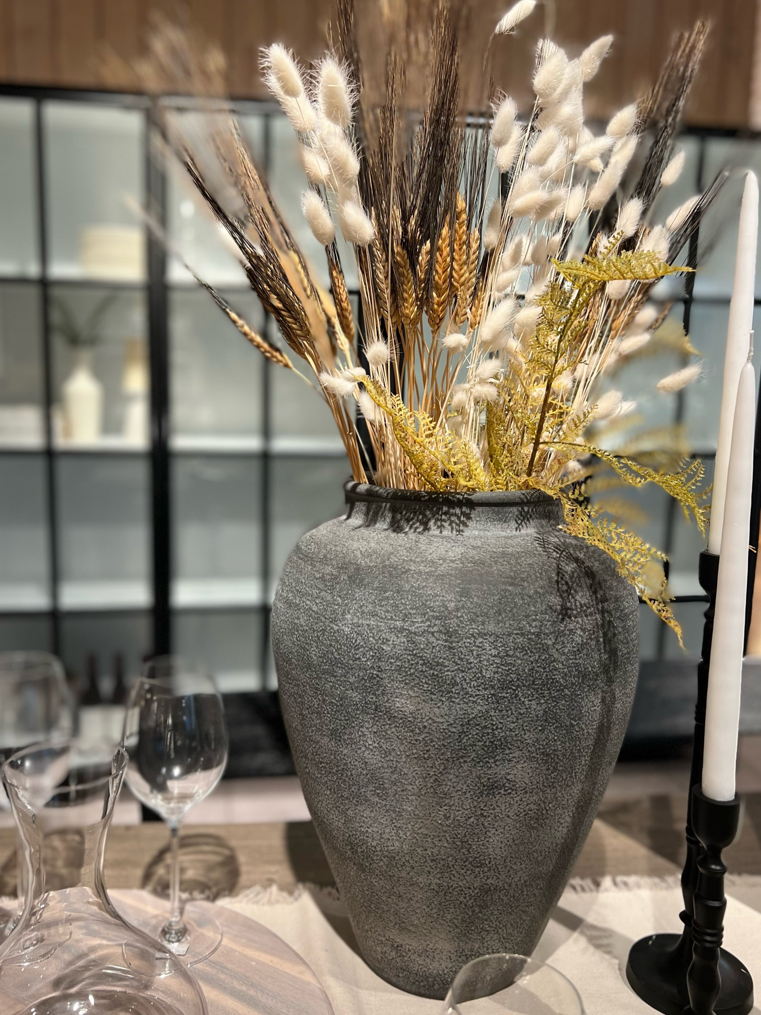 Crate and barrel stone vase black vase with stems with feathers perfect entry table vase 

#LTKhome #LTKunder100