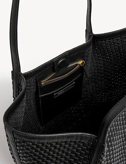 Leather Woven Tote Bag | Marks & Spencer (UK)