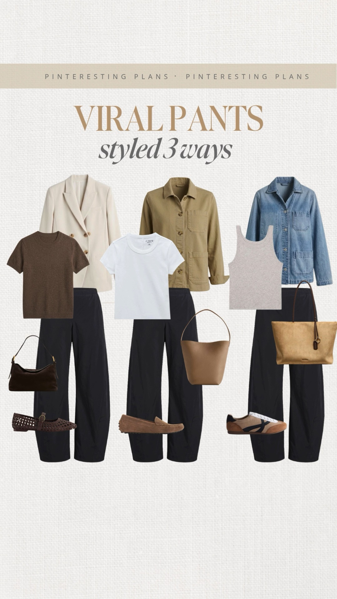Viral Pants styled 3 ways 🙌🏻🙌🏻

#LTKootd #LTKSeasonal #LTKWorkwear