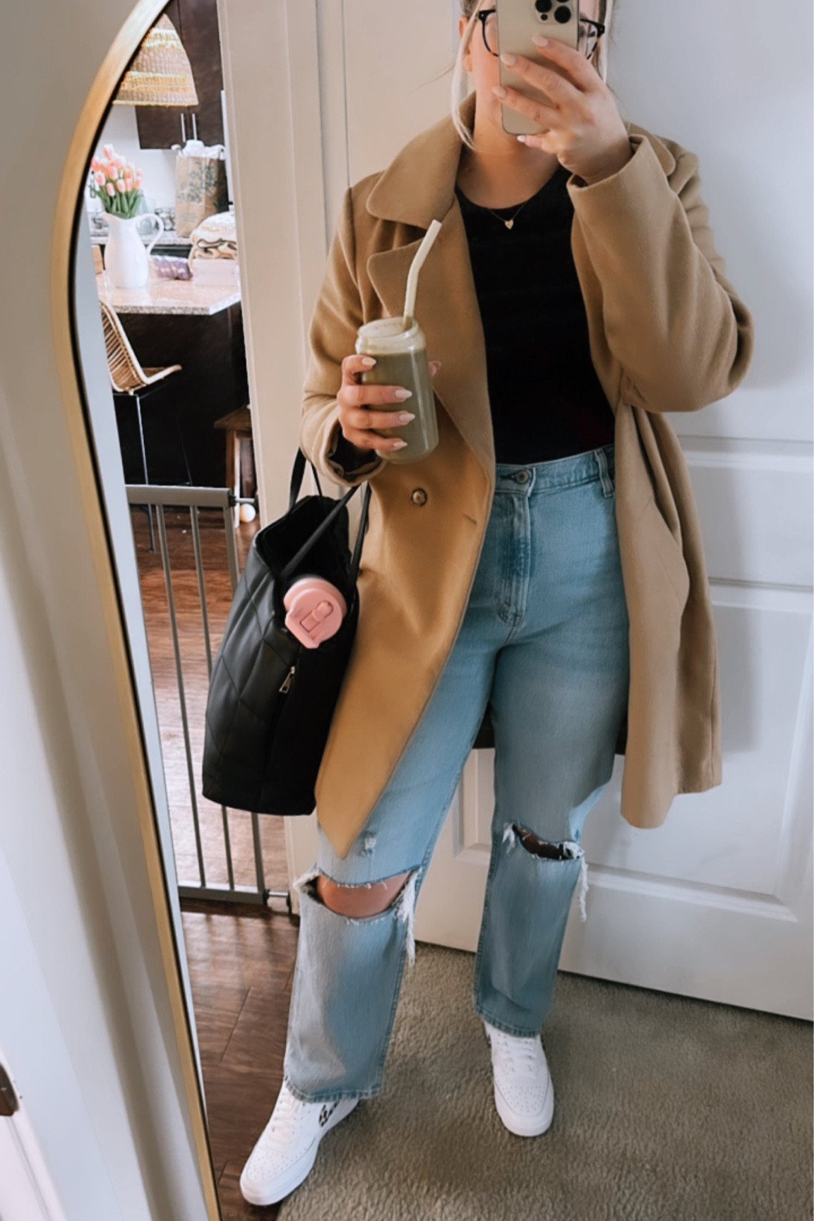 Jacket is a few years old so I linked a similar one! 

Jeans - 31 regular
Bodysuit - large
Jacket - large
Shoes - fit TTS