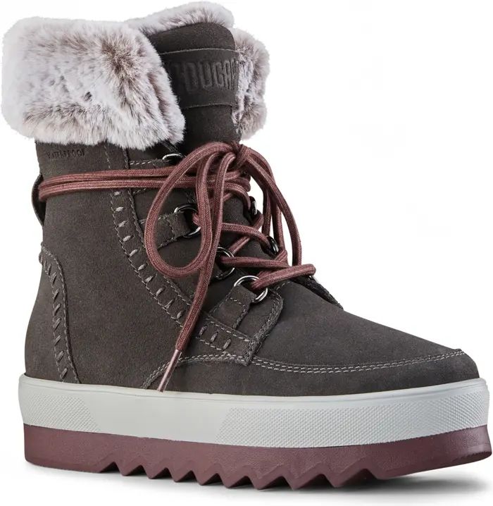 Vanetta Faux Fur Trim Waterproof Boot | Nordstrom