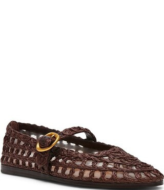 Melody Raffia Mary Jane Ballet Flats | Dillard's