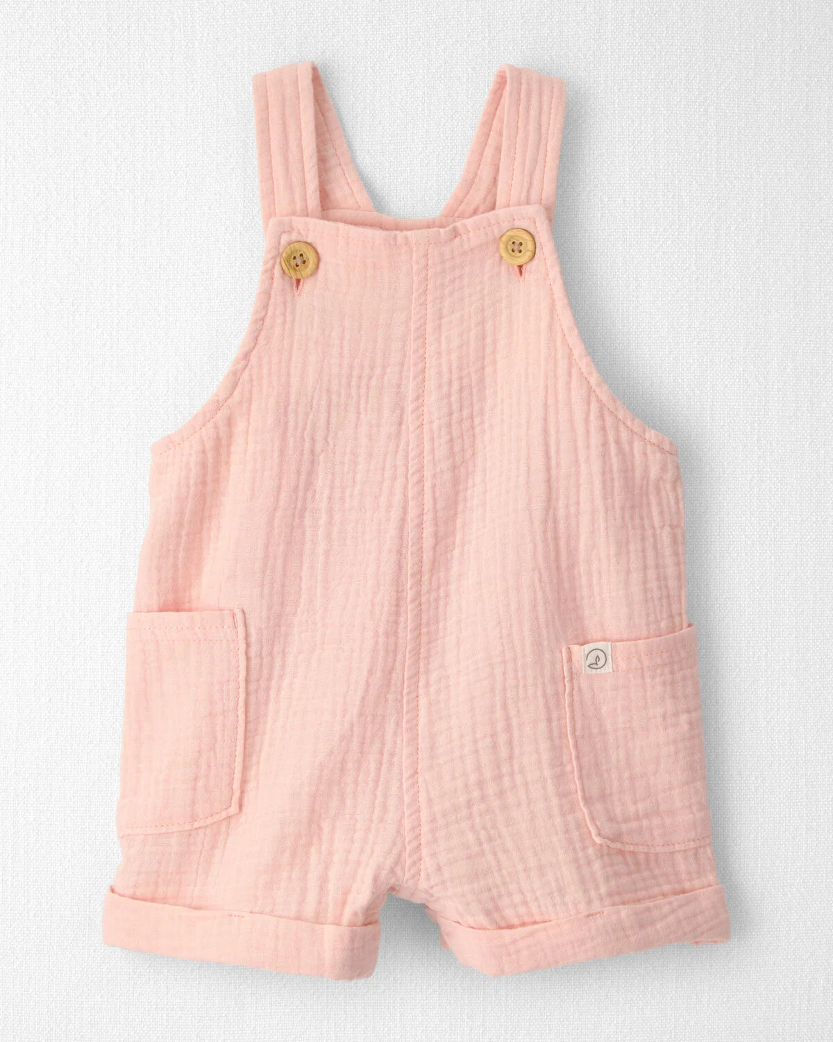 Baby Girl Organic Cotton Gauze Shortalls - Little Planet | Carter's | Carter's Inc