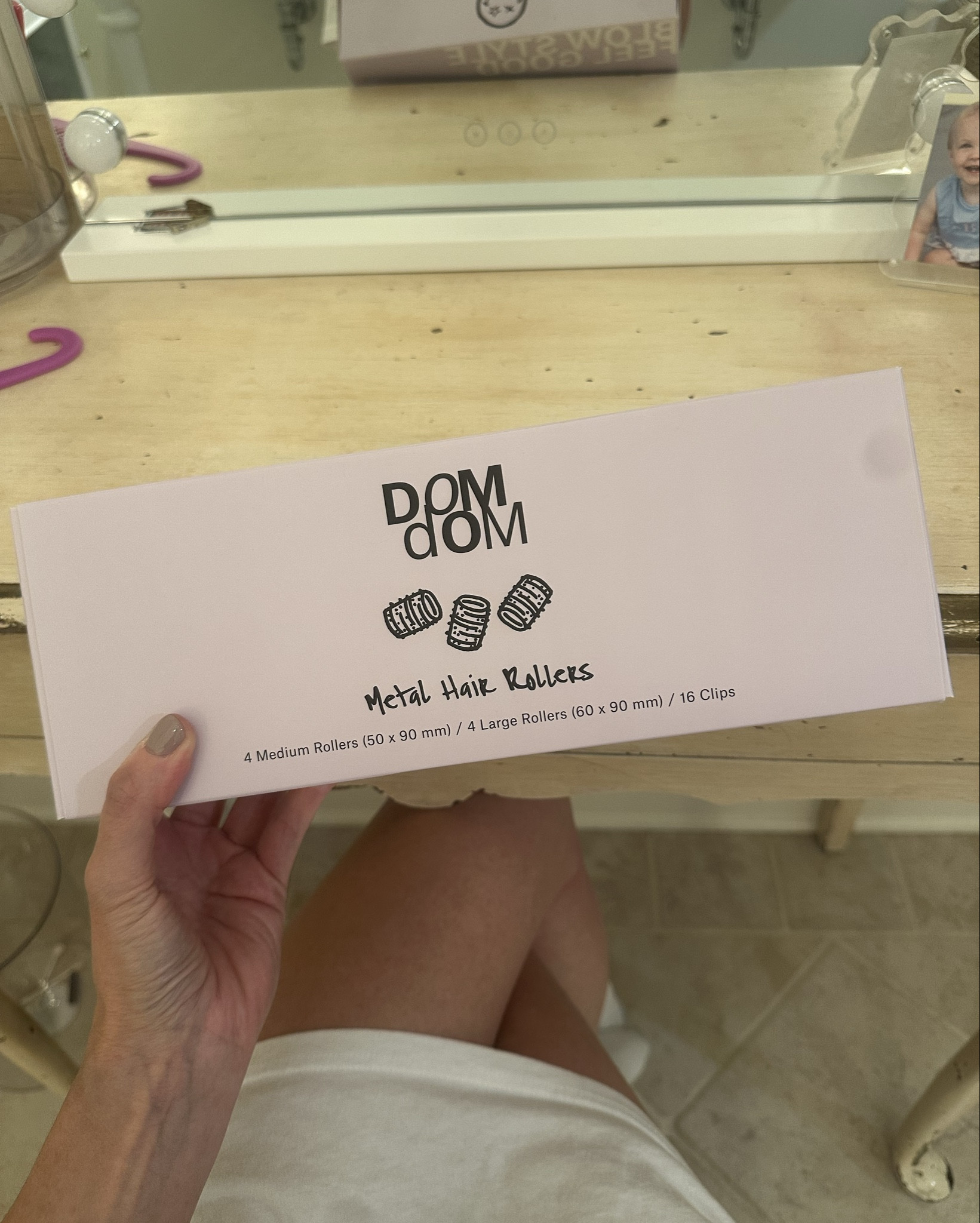Okay!!! Tried these Dom Dom metal hair curlers last night. Slept in three on top of my head and didn’t even feel them! Woke up at 5 AM for an 8 AM flight and literally took my hair out of the curlers and didn’t even brush it! My husband even said “your hair looks good!” And he never notices things like that! New obsession! $48 and comes with 4 big rollers, 4 small rollers, pins, and travel bag! #domdomhair

#LTKFindsUnder50 #LTKBeauty