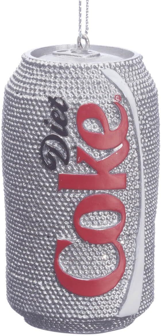 Kurt Adler Coca-Cola Diet Coke Can Christmas Ornament | Amazon (US)