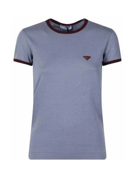 Prada Short-Sleeved Crewneck T-Shirt | Senser US