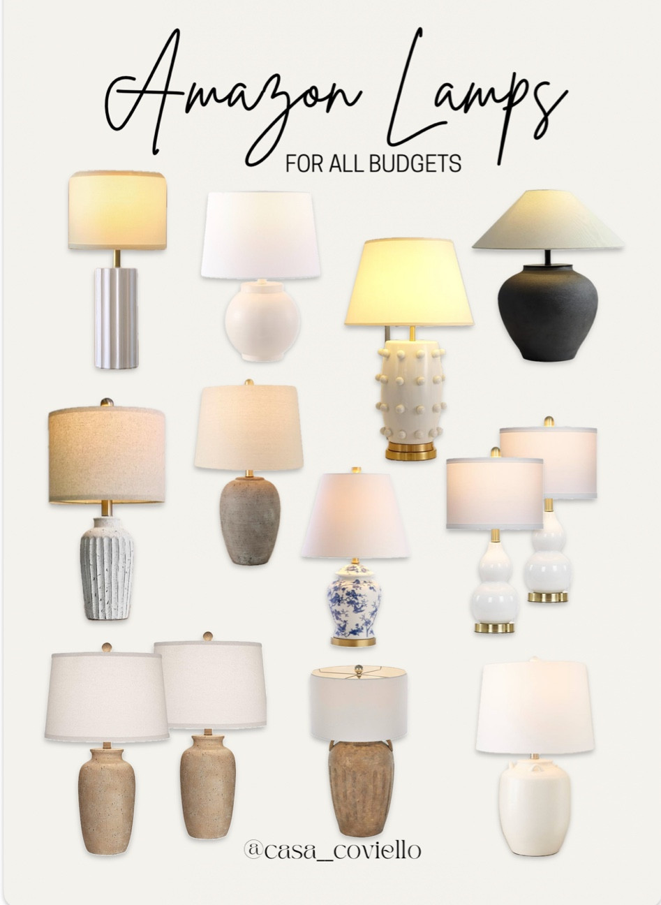 Rounded up some table lamps for all home styles and budgets ✨

#LTKHome
