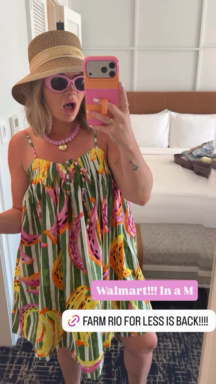 This farm Rio look for less stress is back in stock! It’s so good!! The perfect summer and beach dress!￼

#LTKSeasonal #LTKMidsize