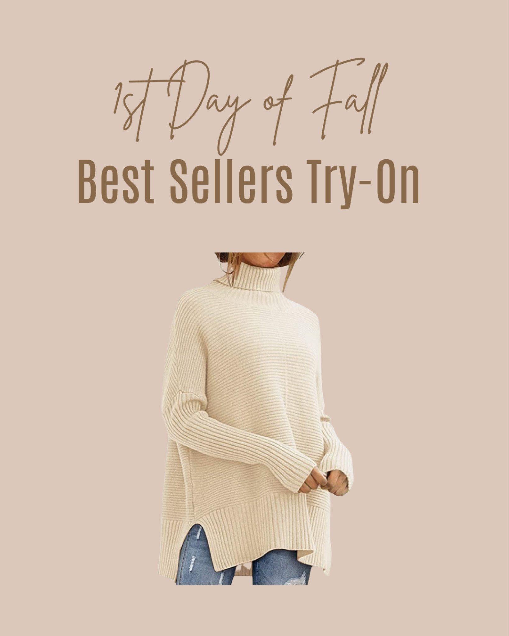 Womens turtleneck oversized fall tunic sweater | maternity friendly fall sweaters | Amazon deals on fall outfits 

#LTKSeasonal #LTKbump #LTKstyletip