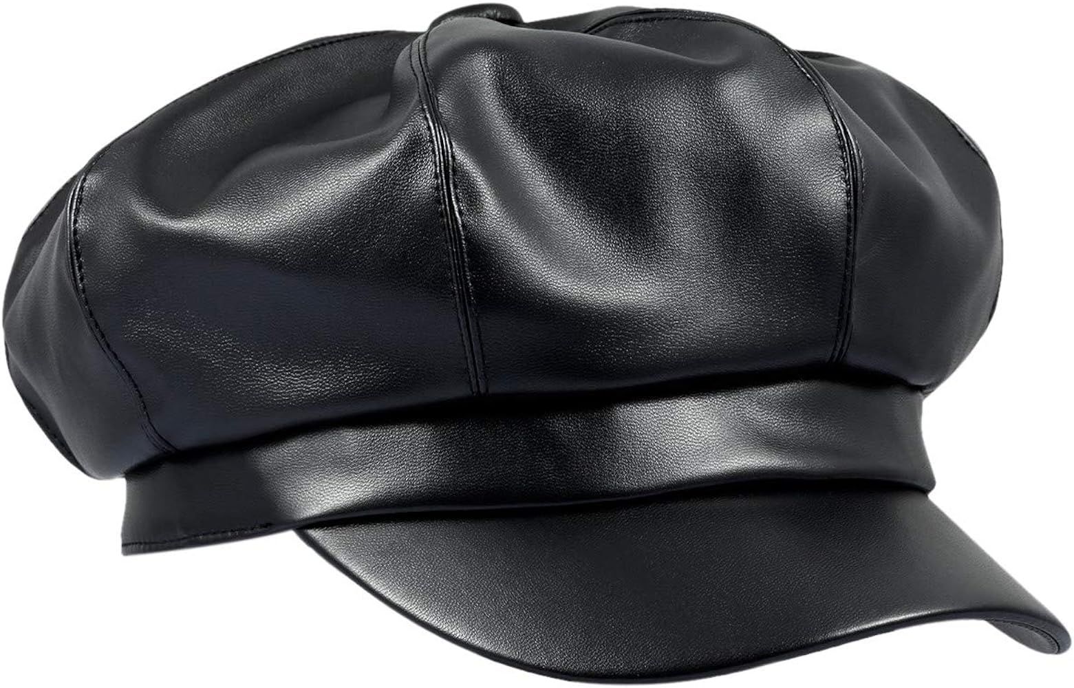 moonsix Newsboy Hat,Plain Cabbie Visor Beret Gatsby Ivy Caps for Women | Amazon (US)