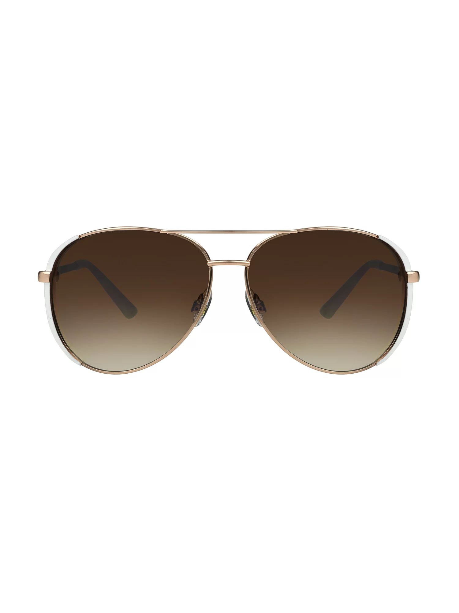 Foster Grant Women's Aviator Matt Gold Rose Sunglass | Walmart (US)