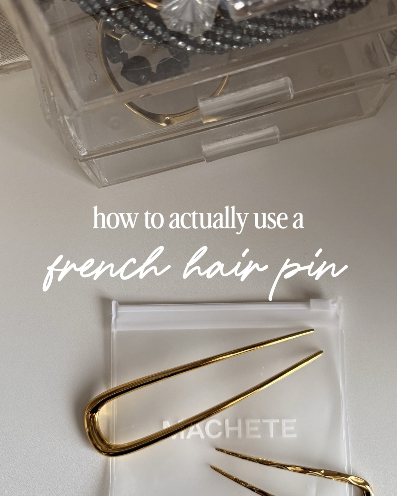 The BEST French hair pins 👏🏼👏🏼👏🏼 @Machete 

#LTKdayinmylife #LTKselfcare #LTKmorningroutine