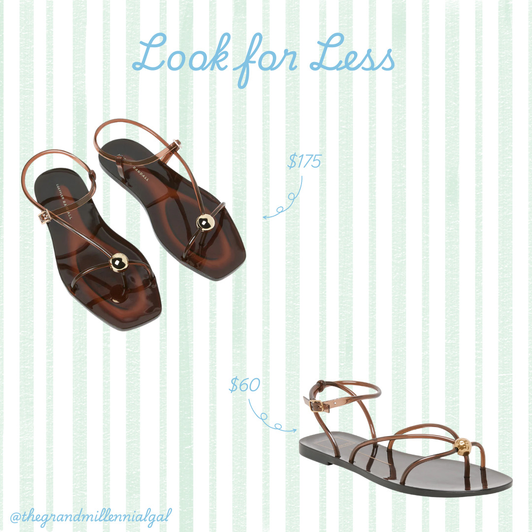 These Loeffler Randall look-for-less jelly sandals are the perfect elevated jelly at a fraction of the cost. 

 #LTKootd #LTKSeasonal #LTKSaleAlert