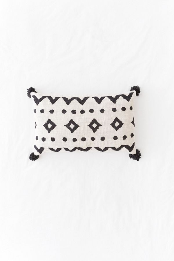Paloma Geo Embroidered Throw Pillow | Urban Outfitters (US and RoW)