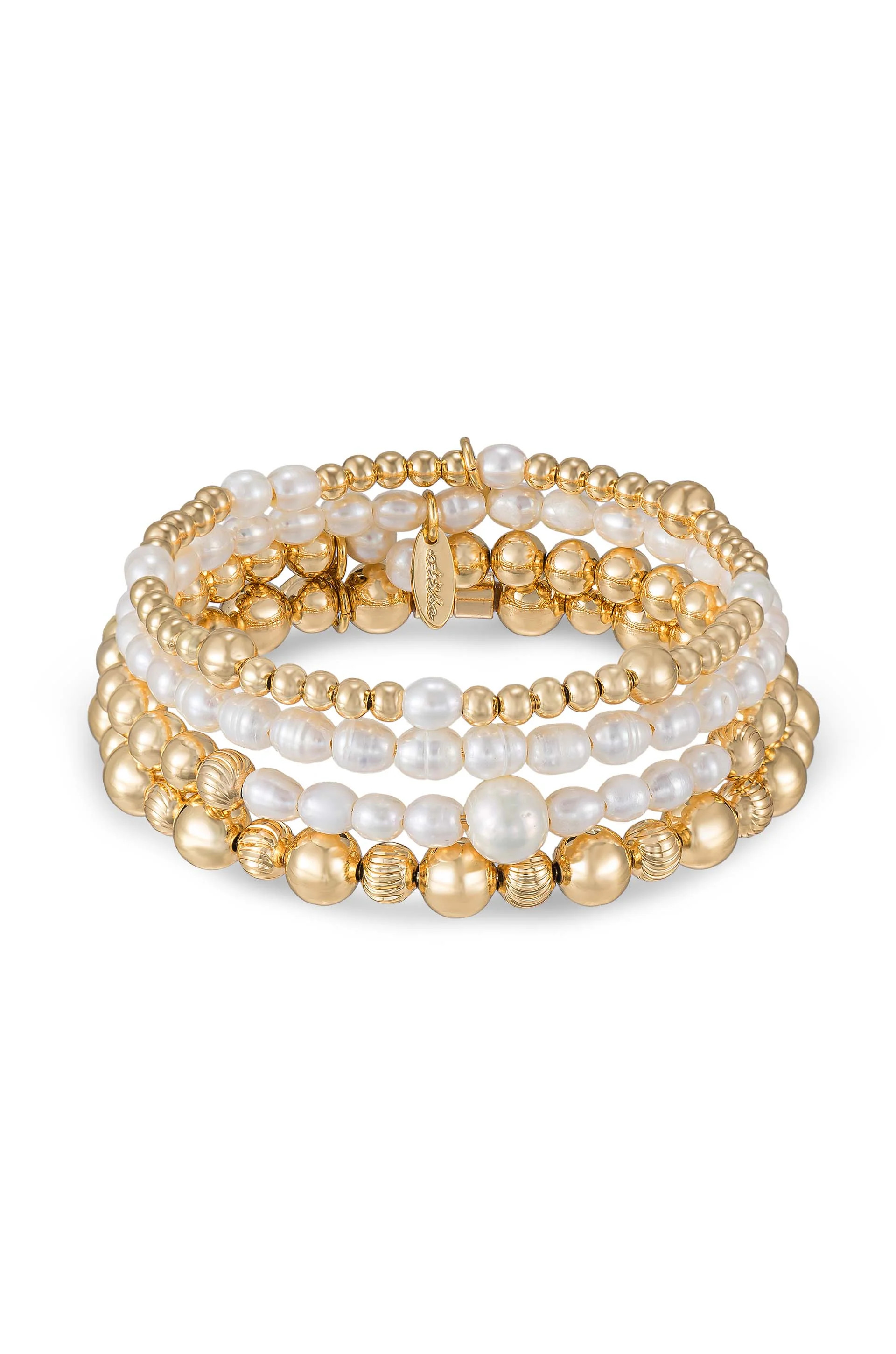 Freshwater Pearl Party Bracelet Set | Ettika