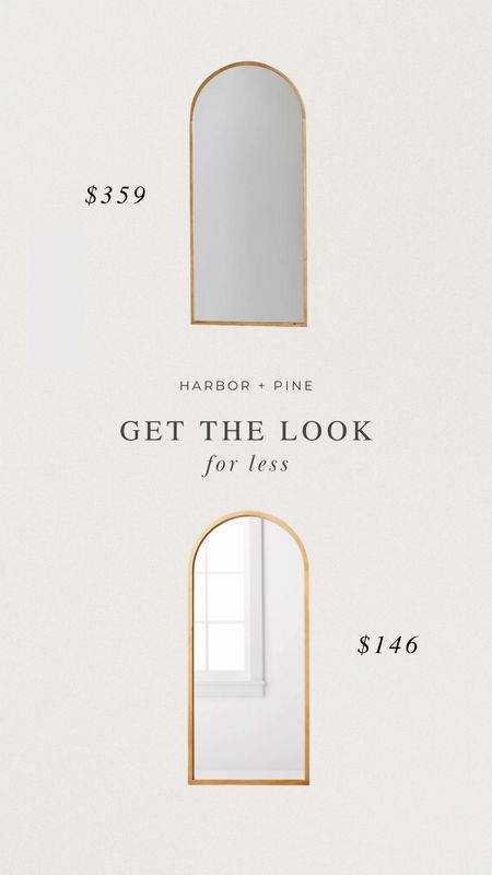 Get the look for less: Wooden Arch Mirror

#LTKFind #LTKhome