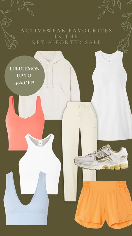 Activewear in the Net-a-Porter sale including Nike and Lululemon!

#LTKsummer #LTKsale #LTKfitness