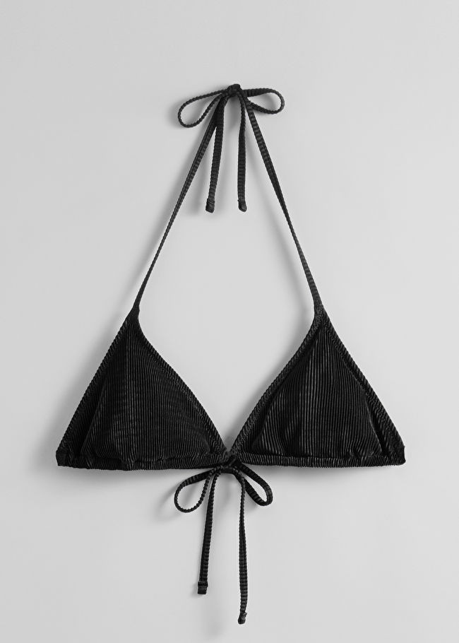Pleated Triangle Bikini Top | & Other Stories (EU + UK)