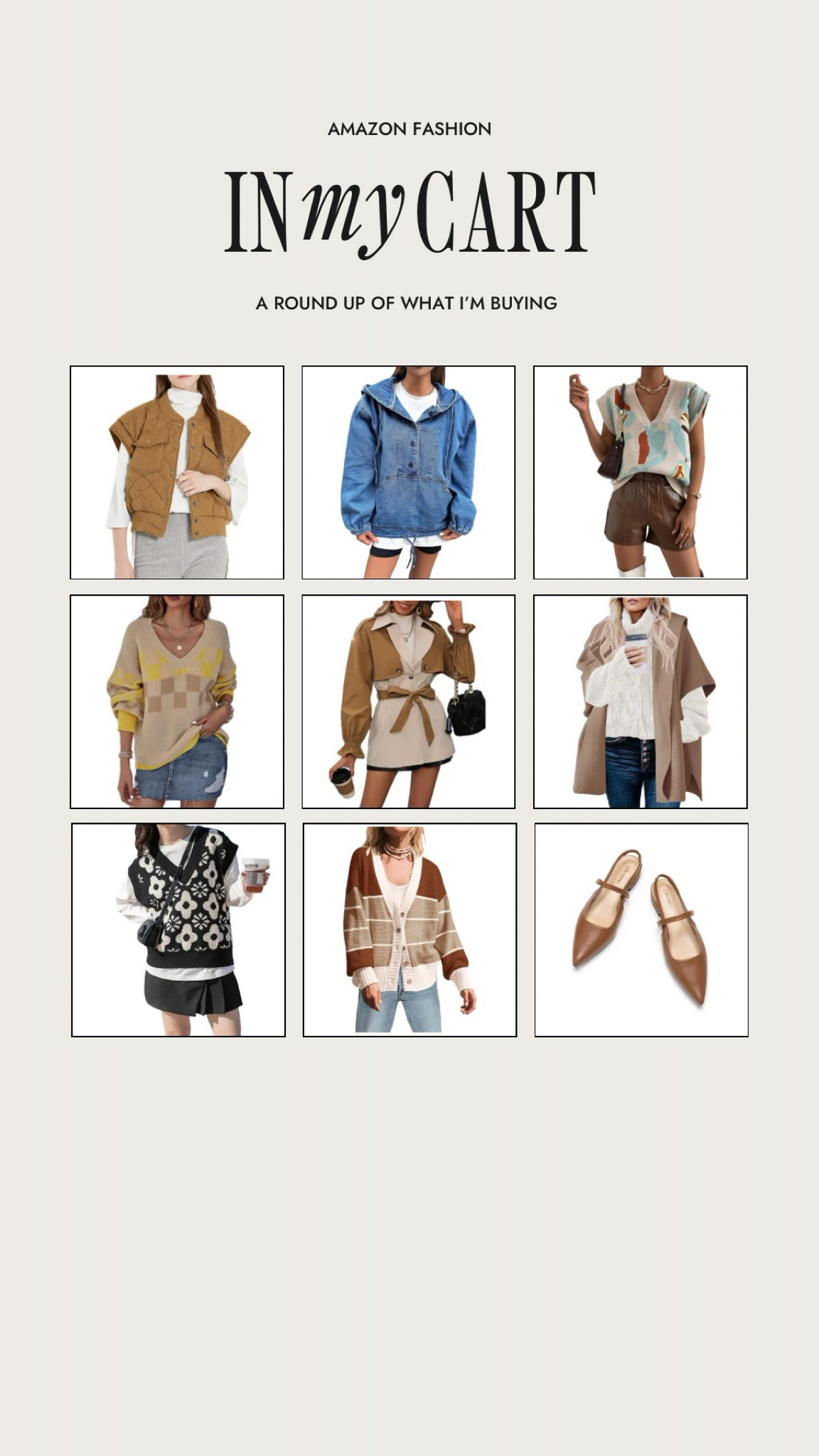 Shop what’s in my Amazon cart this week! 

#LTKfindsunder50 #LTKSeasonal #LTKstyletip