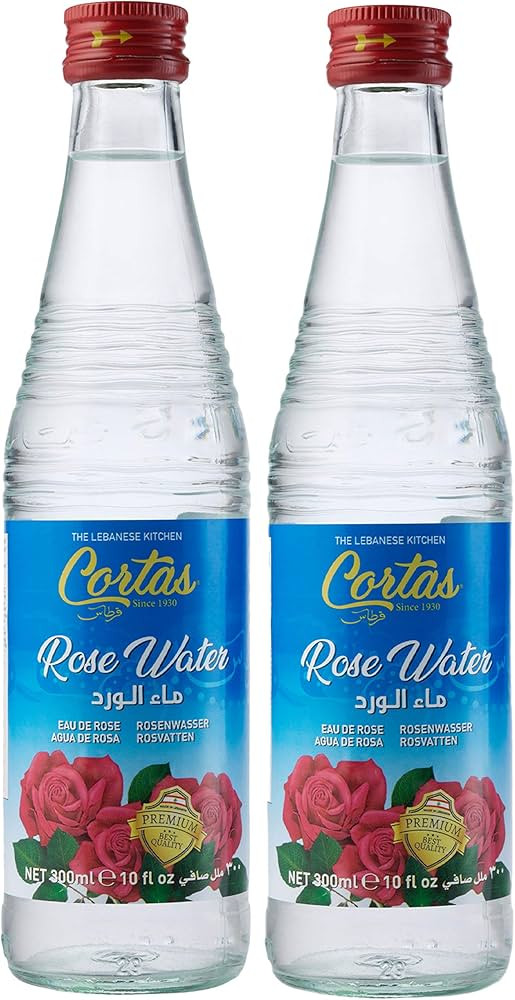 Cortas Premium Rose Water 10 oz - Pack 2 | Amazon (US)