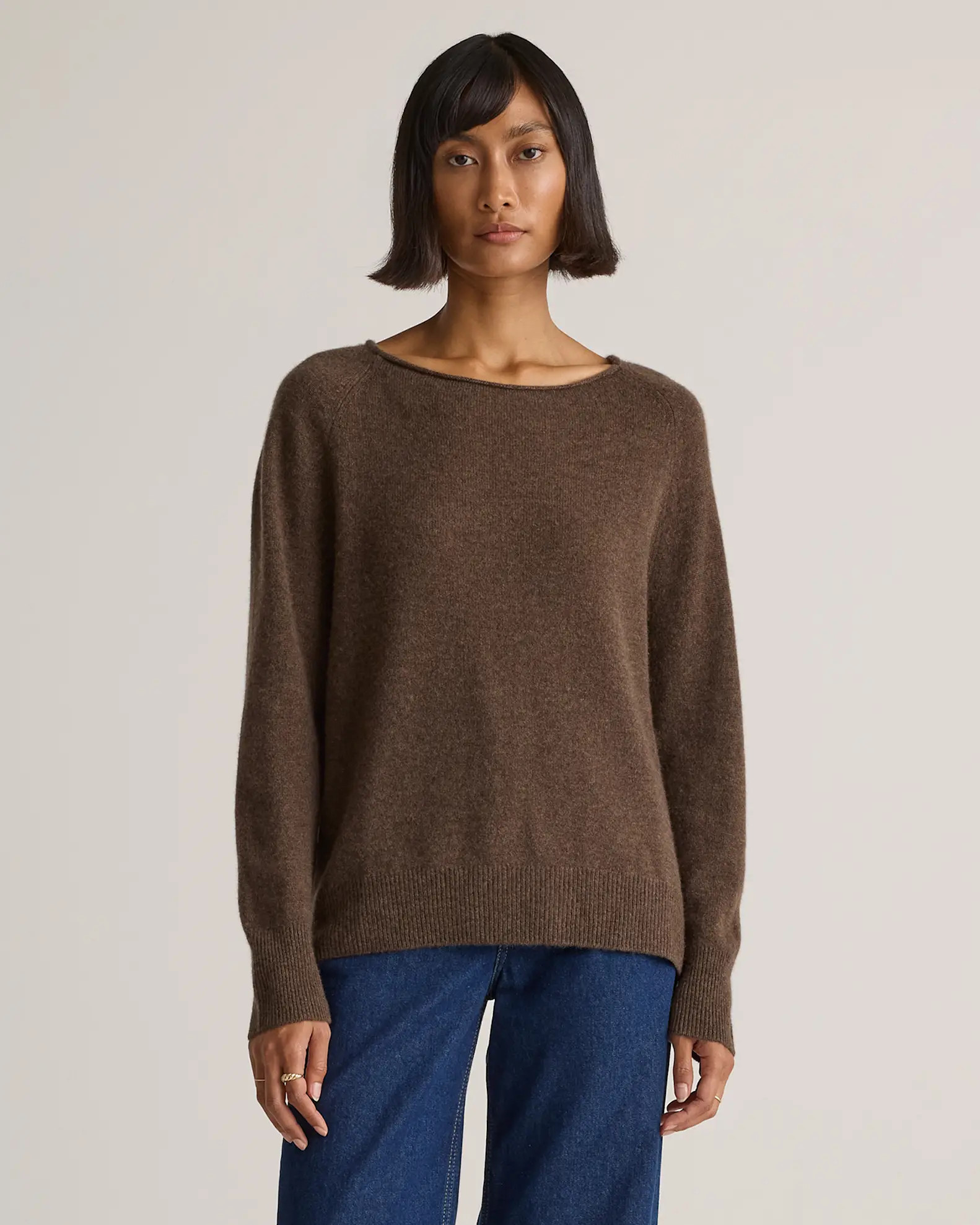Mongolian Cashmere Boatneck Sweater | Quince