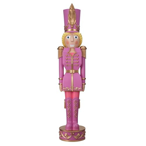 Haute Decor 48 Inch Tall Decorative Christmas Nutcracker (Purple, Gold) - Female Nutracker for Indoor or Outdoor Use | Amazon (US)