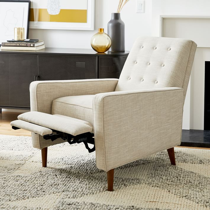 Rhys Mid-Century Recliner | West Elm (US)