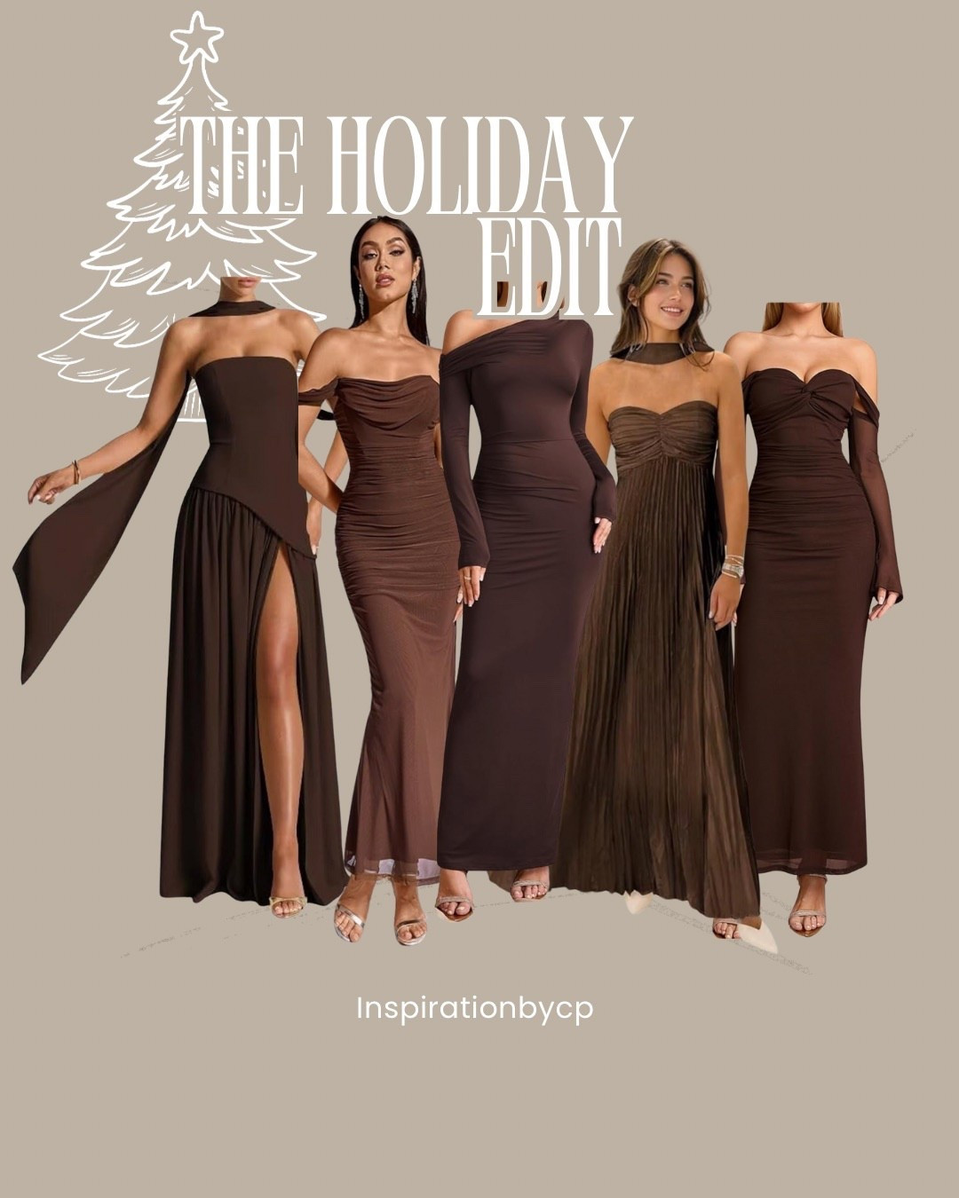 WEDDING DRESSES-Holiday Outfit
#amazondress  #amazonfashion #chocolate #browndress #christmas

#LTKHoliday #LTKFindsUnder100 #LTKStyleTip