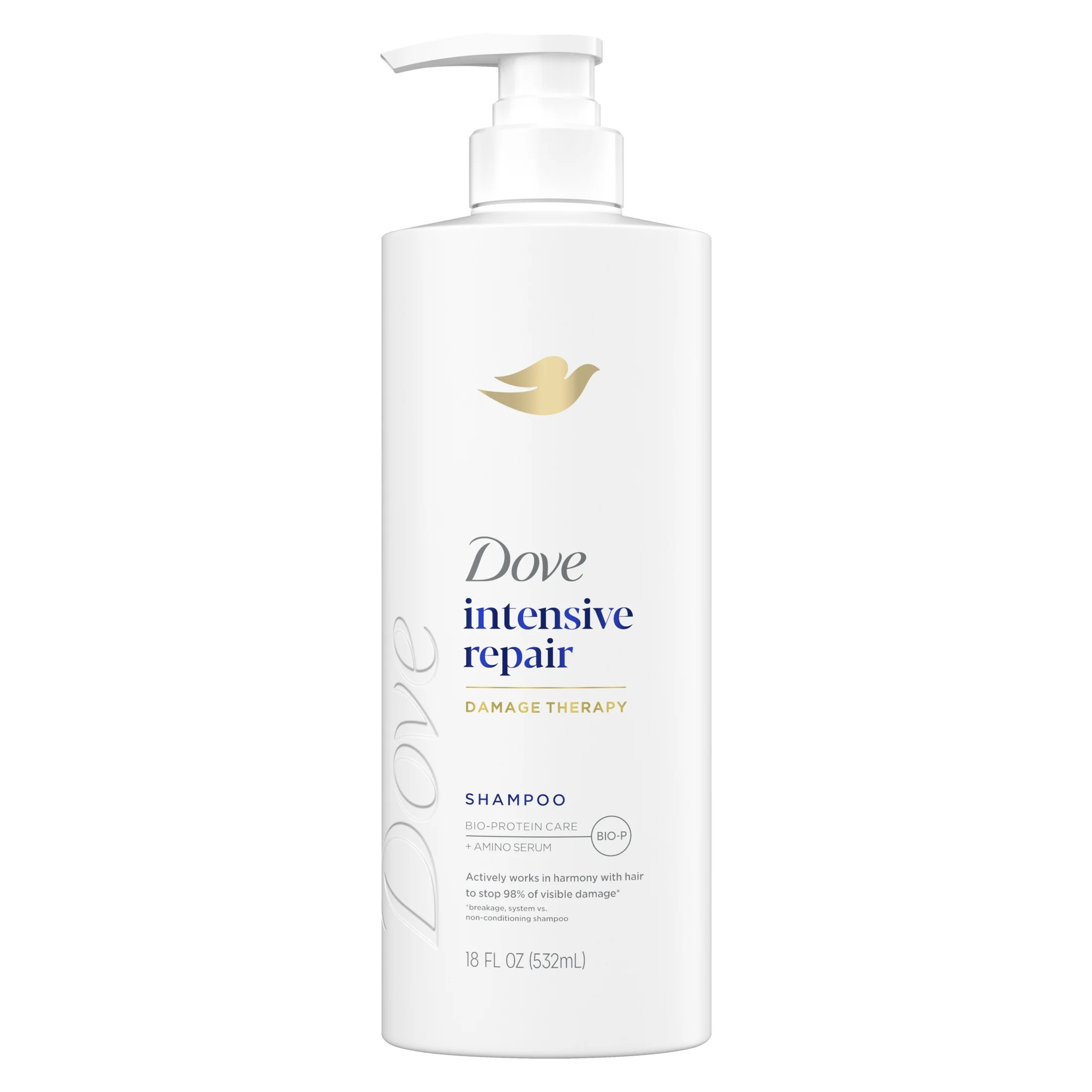Dove Shampoo Intensive Repair with Bio-Protein Care Technology & Amino Serum, 18 oz - Walmart.com | Walmart (US)