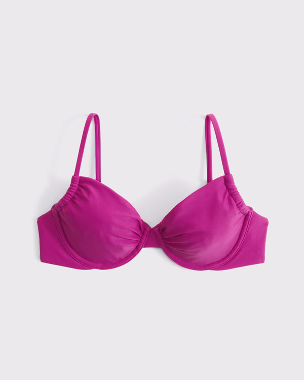 Women's Ruched Underwire Bikini Top | Women's Swimwear | Abercrombie.com | Abercrombie & Fitch (US)
