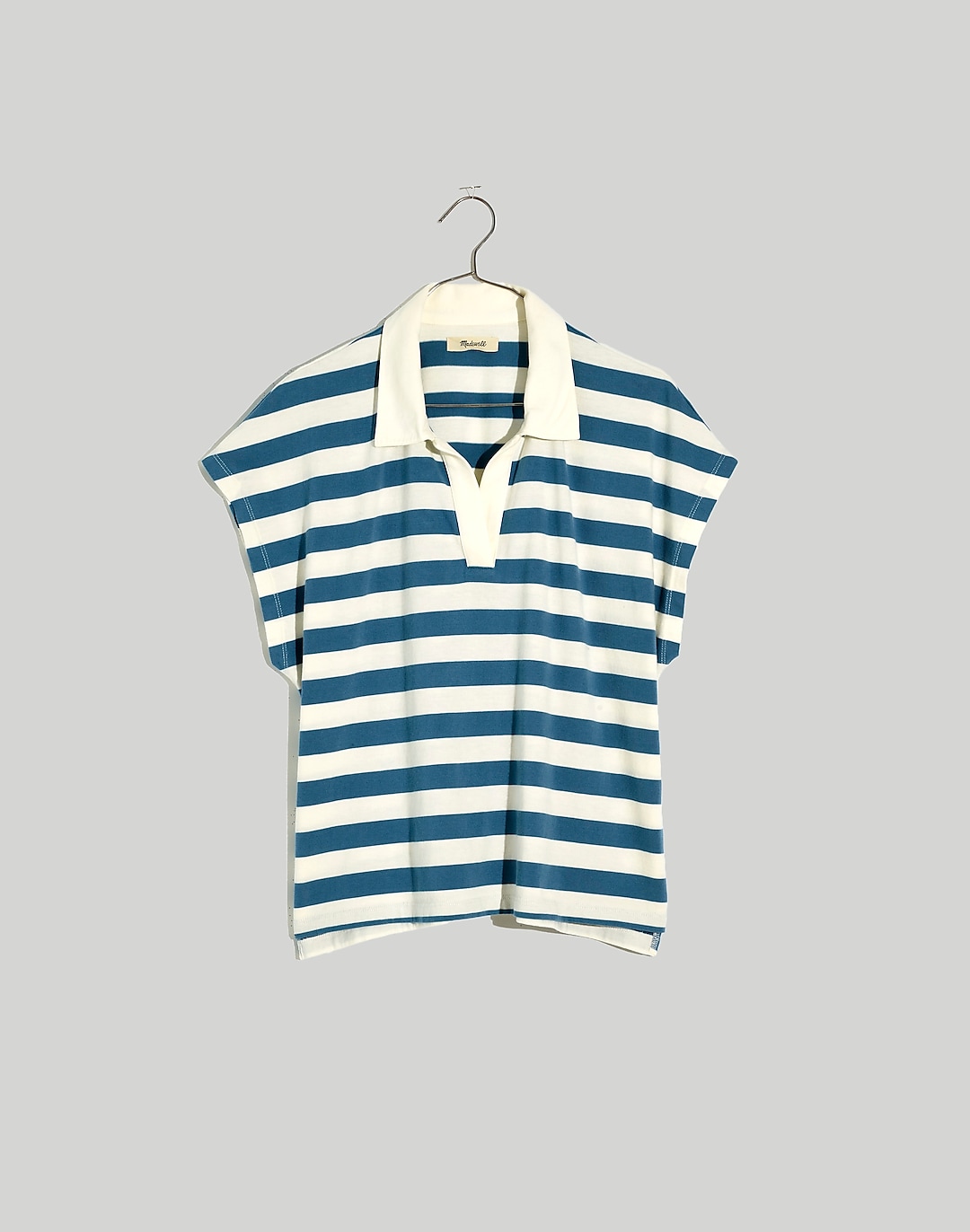 Relaxed Polo Tee in Stripe | Madewell