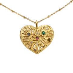 Devotion Talisman Medallion Necklace | Sequin