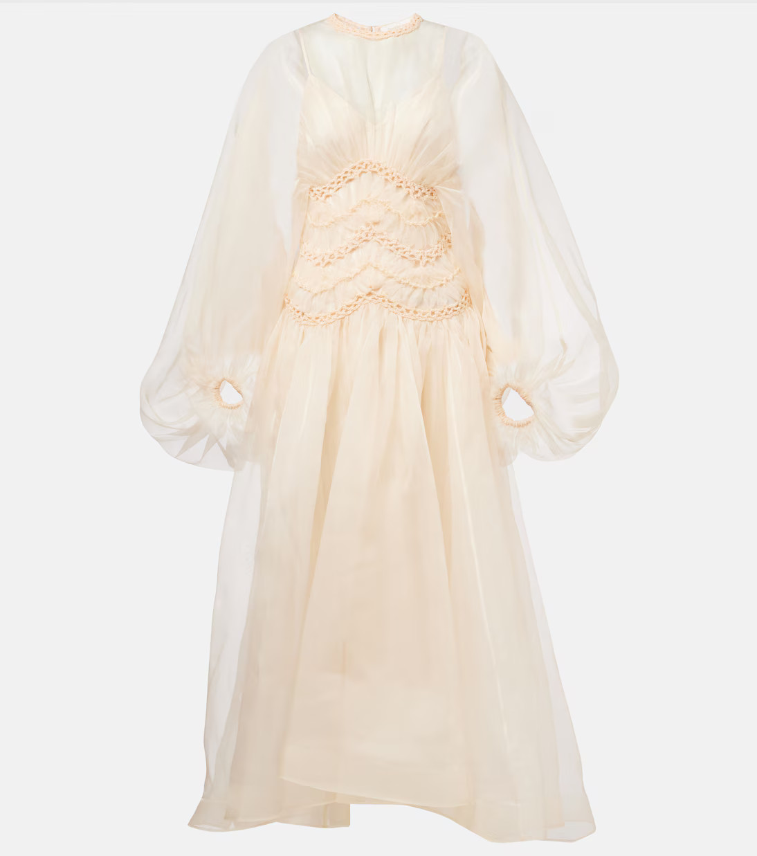 Illuminate macramé silk organza gown | Mytheresa (US/CA)