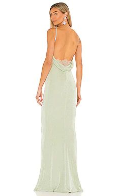 Katie May Surreal Gown in Sage from Revolve.com | Revolve Clothing (Global)