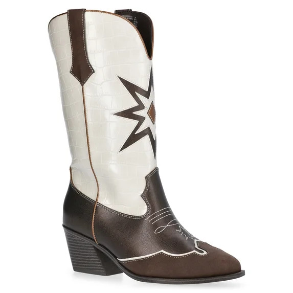 No Boundaries Women's Western Star Boots | Walmart (US)