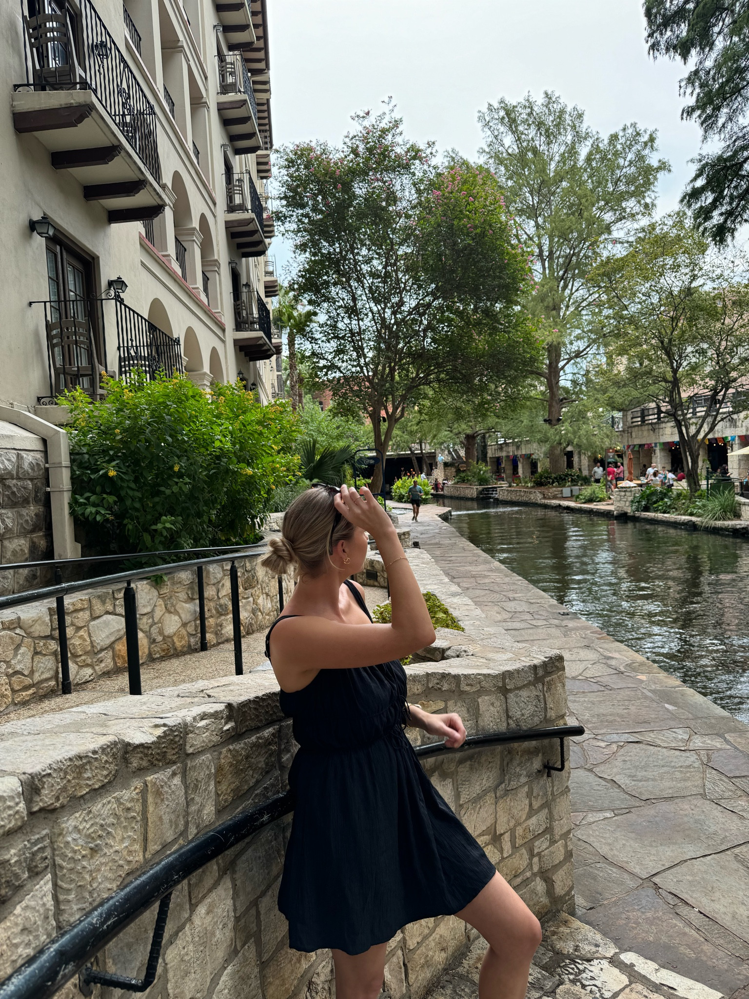 Easy summer outfit for vacation - dress in size S - has pockets! Sandals are tts.

#LTKStyleTip #LTKSeasonal