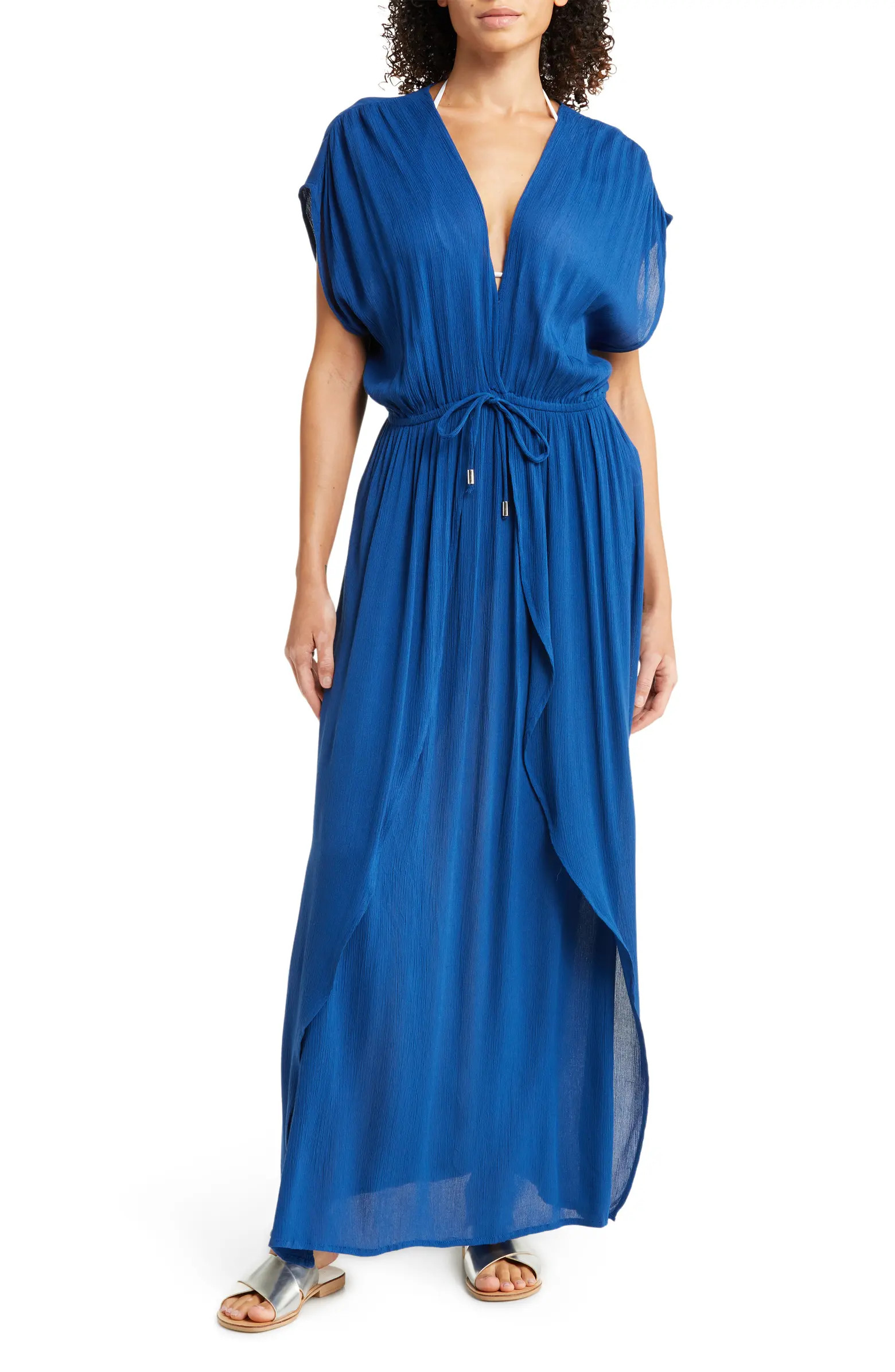 Wrap Maxi Cover-Up Dress | Nordstrom