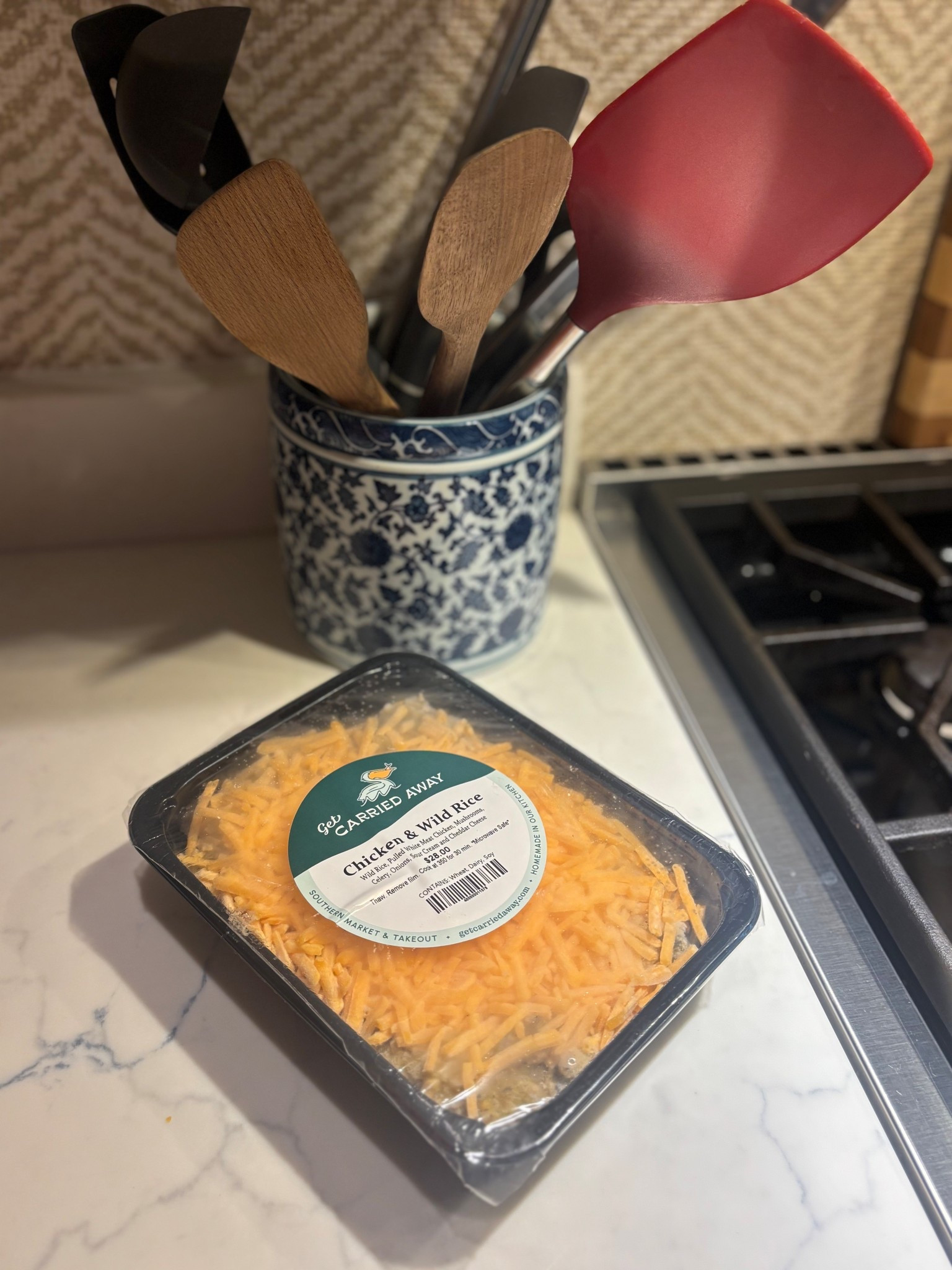 showcasing our favorite frozen meal 🤣 right beside my favorite utensil holder 🤩 it’s the perfect size and it’s gorgeous for the price!

#LTKHome #LTKStyleTip #LTKFindsUnder50