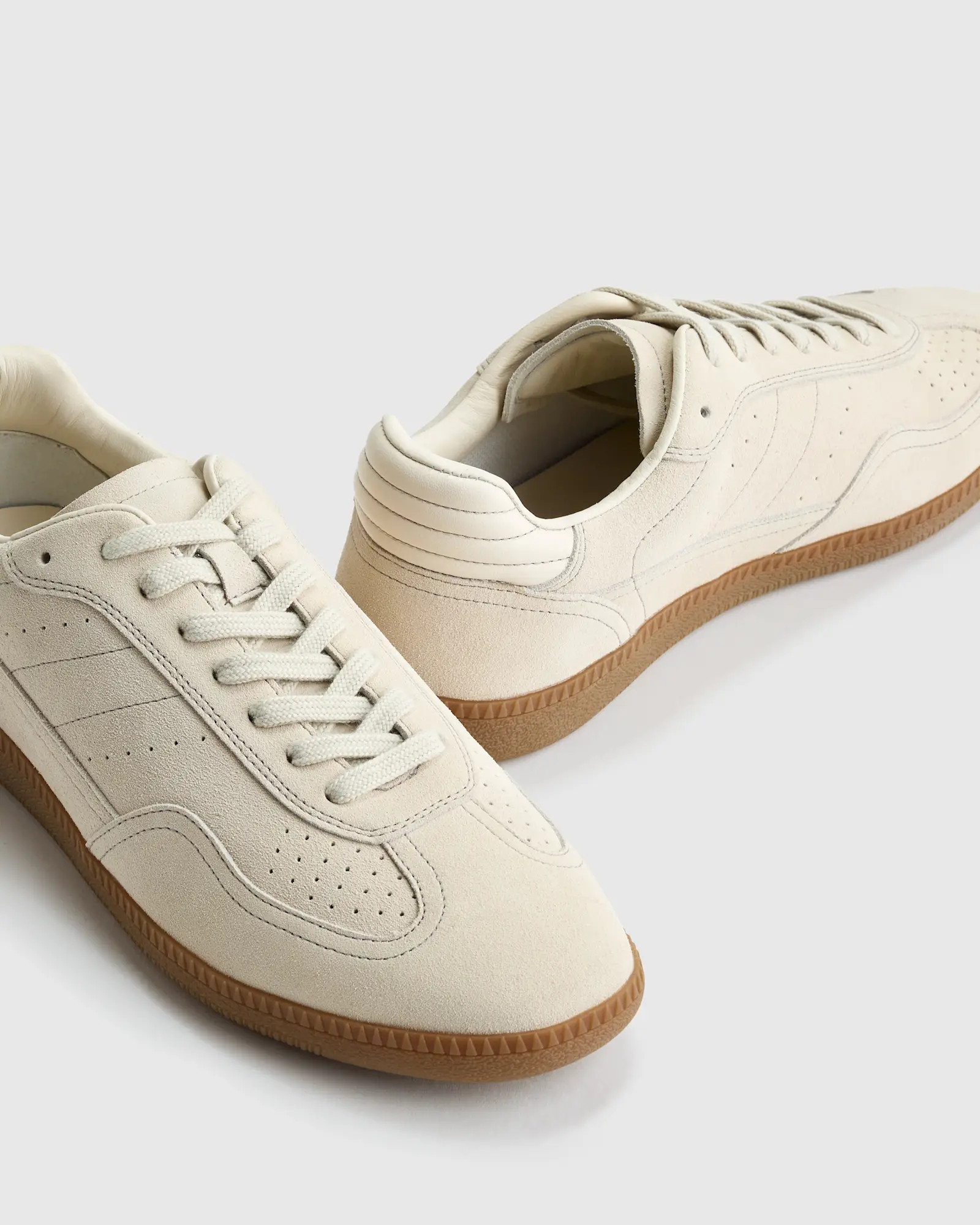Italian Suede Gum Sole Sneaker | Quince