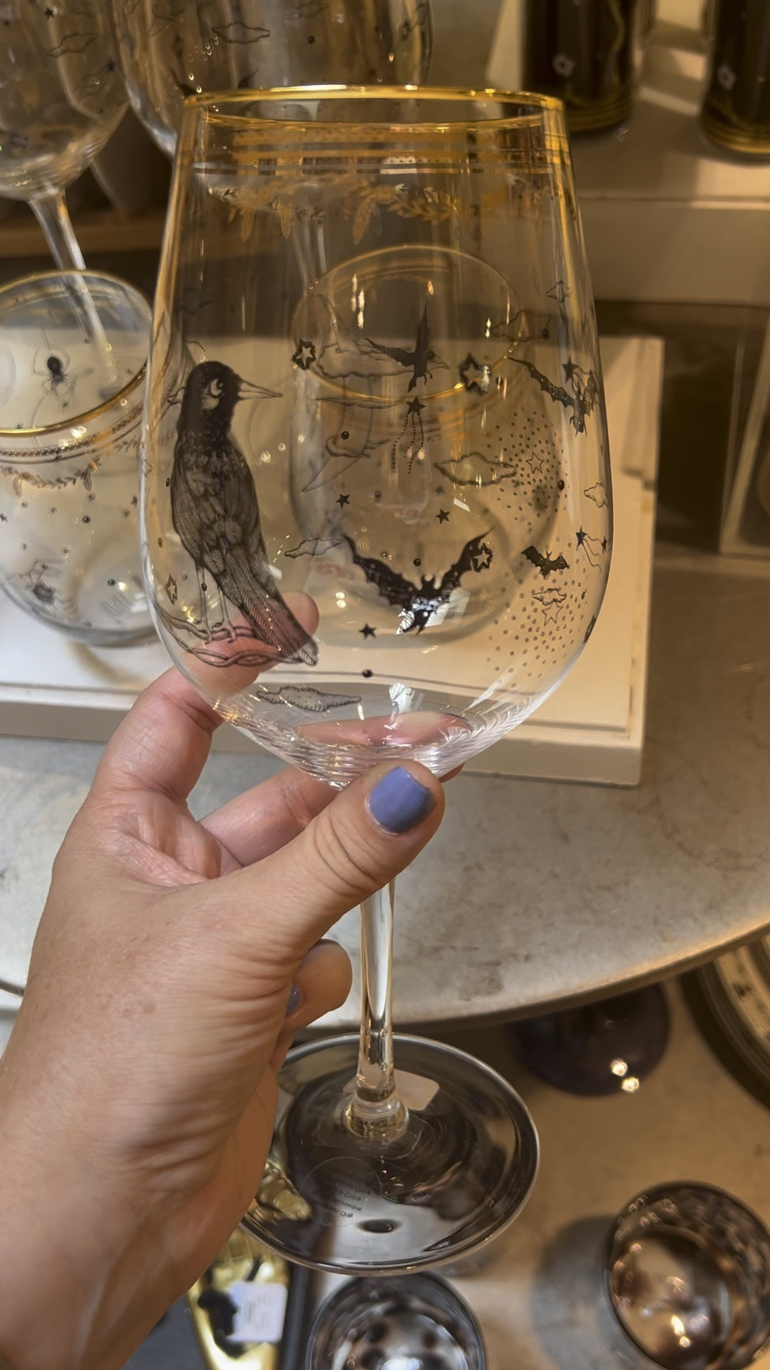 Double bubble toil and trouble, your wine glass for spooky season has arrived! Halloween is bats and ravens and never more!

#LTKHome #LTKVideo #LTKSeasonal